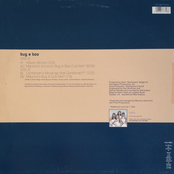 Destiny's Child : Bug A Boo (12")