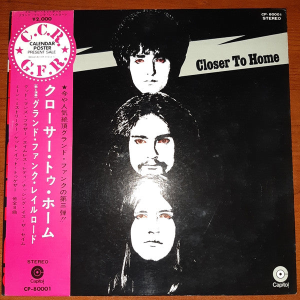 Grand Funk Railroad : Closer To Home (LP, Album, Gat)