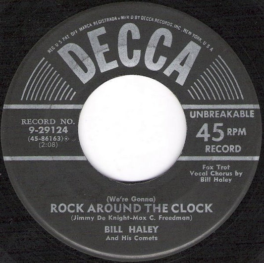 Bill Haley And His Comets : Thirteen Women / (We're Gonna) Rock Around The Clock (7", Single, Roc)