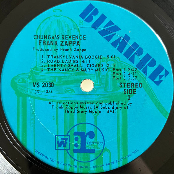 Frank Zappa : Chunga's Revenge (LP, Album, San)
