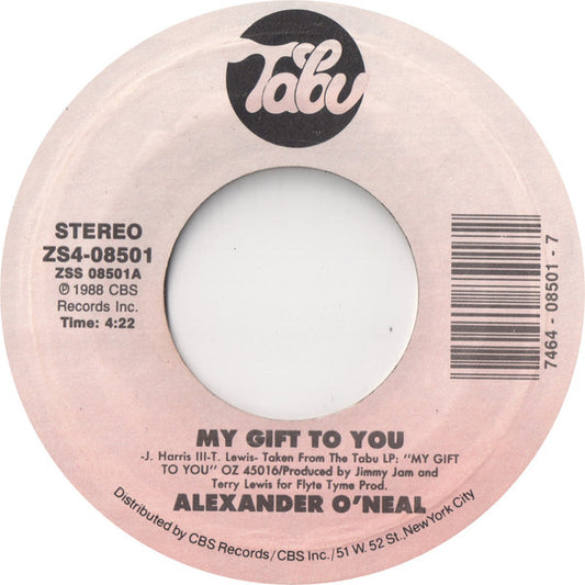 Alexander O'Neal : My Gift To You / Our First Christmas (7", Single, Styrene)