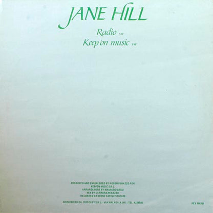 Jane Hill : Radio (12")