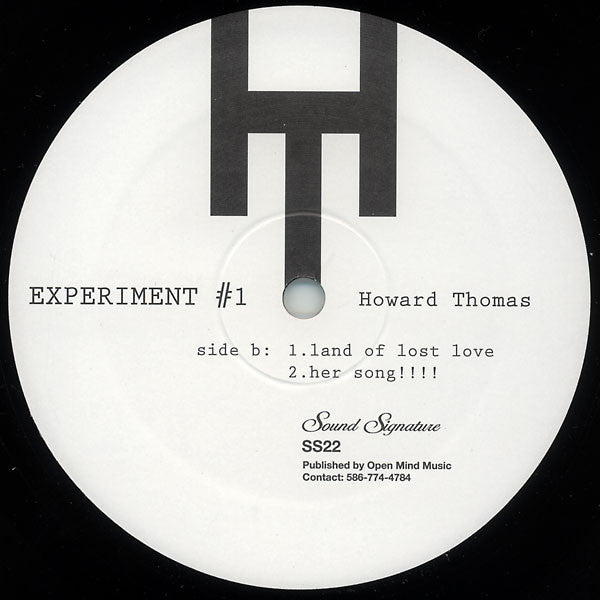 Howard Thomas : Experiment #1 (12")