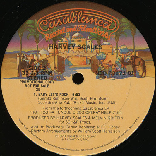 Harvey Scales : Rock Your Body (12", Single, Promo)