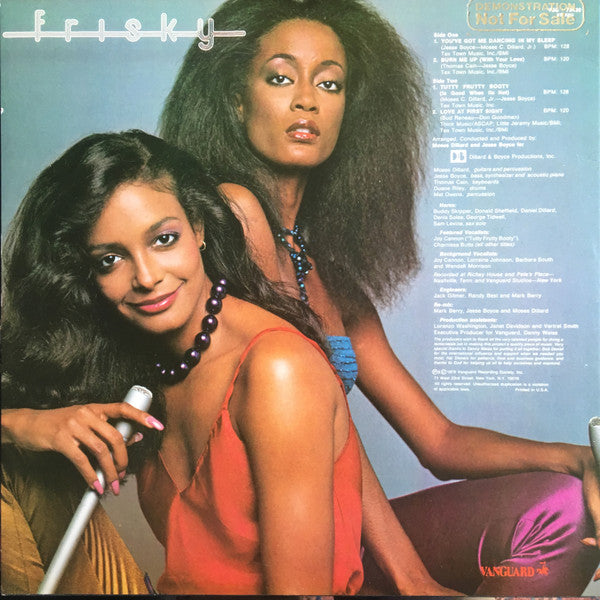 Frisky (3) : Frisky (LP, Album, Promo)
