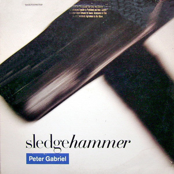 Peter Gabriel : Sledgehammer (12", Maxi, Spe)