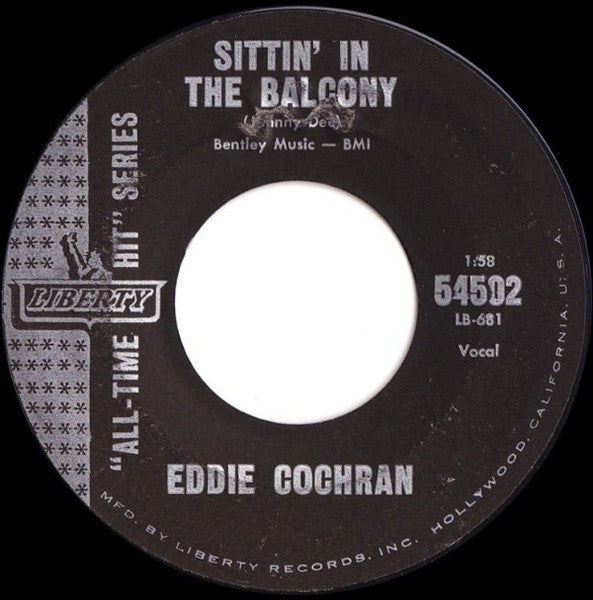 Eddie Cochran : Sittin' In The Balcony (7", Single, RE)