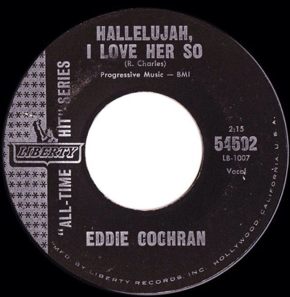Eddie Cochran : Sittin' In The Balcony (7", Single, RE)