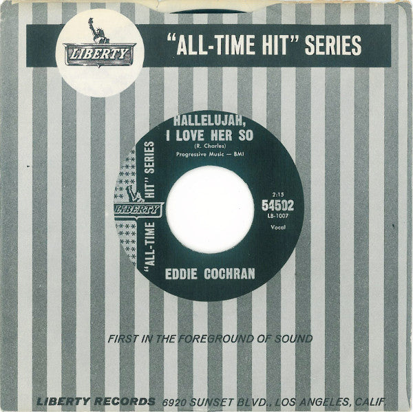 Eddie Cochran : Sittin' In The Balcony (7", Single, RE)