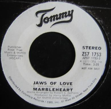 Marbleheart : Jaws Of Love (7", Mono, Promo)