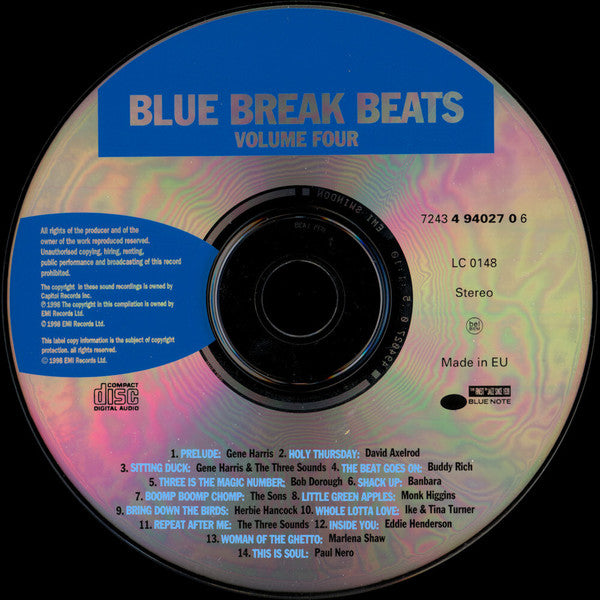 Various : Blue Break Beats Volume Four (CD, Comp, Enh)
