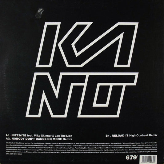 Kano (4) : Nite Nite (12")