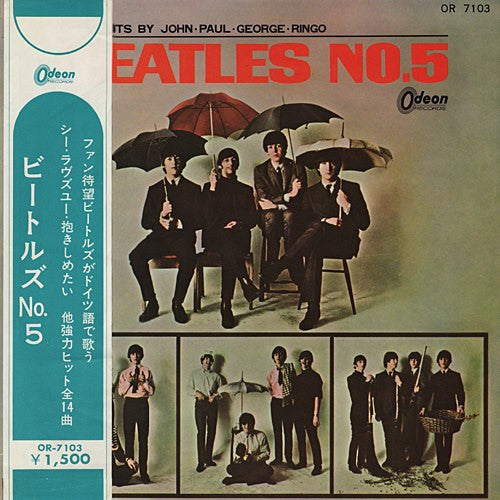 The Beatles : Beatles No. 5 (LP, Album, Comp, Mono, RE, Red)