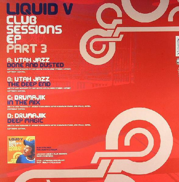 Utah Jazz & Drumajik* : Club Sessions EP Part 3 (2x12", EP)