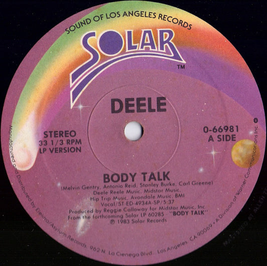 Deele* : Body Talk (12")