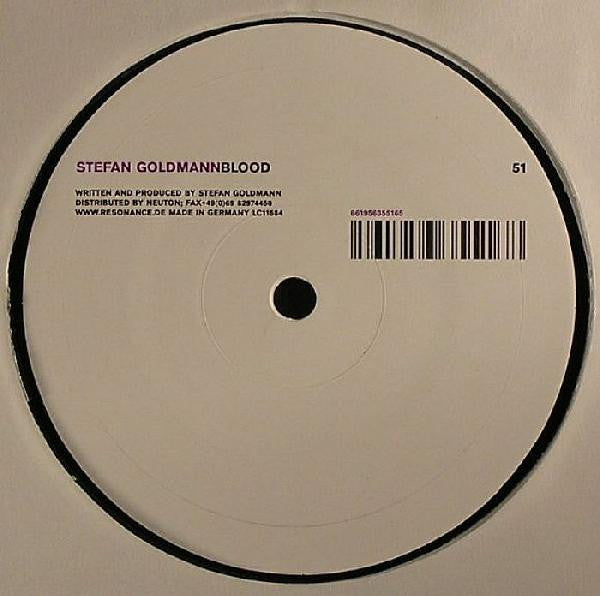 Stefan Goldmann : Blood EP (12", EP)