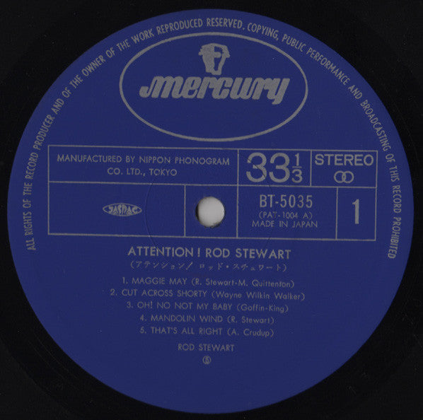 Rod Stewart : Attention! Rod Stewart (LP, Comp)