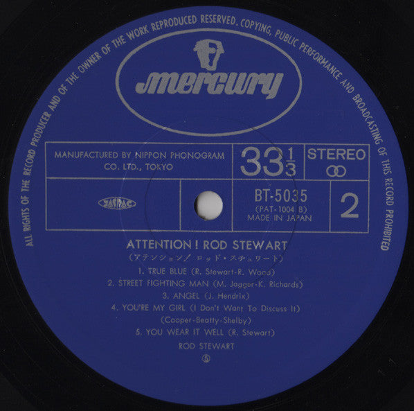 Rod Stewart : Attention! Rod Stewart (LP, Comp)