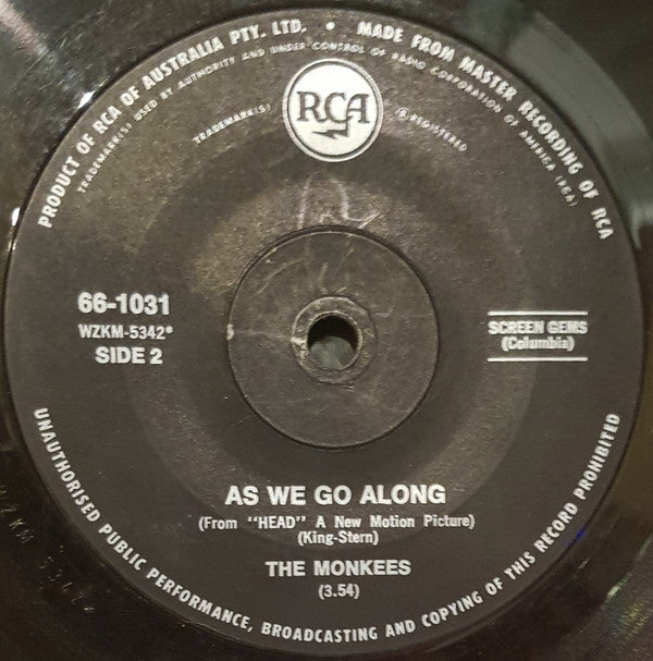 The Monkees : Porpoise Song / As We Go Along (7")