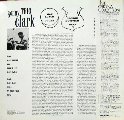 Sonny Clark Trio : Sonny Clark Trio (LP, Album, RE)