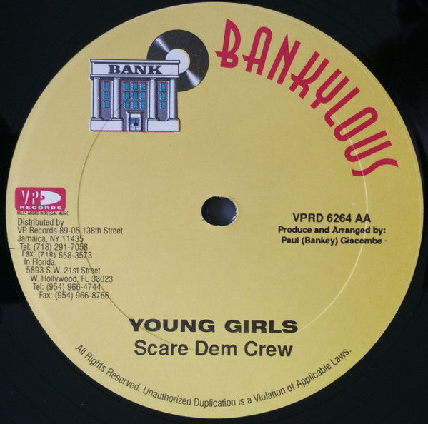 Lady Saw / Scare Dem Crew : Rich Man / Young Girls  (12")