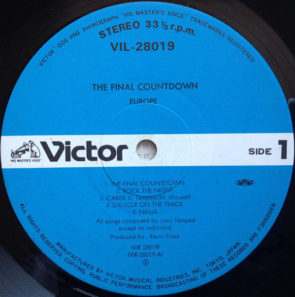 Europe (2) = ヨーロッパ* : The Final Countdown  (LP, Album)