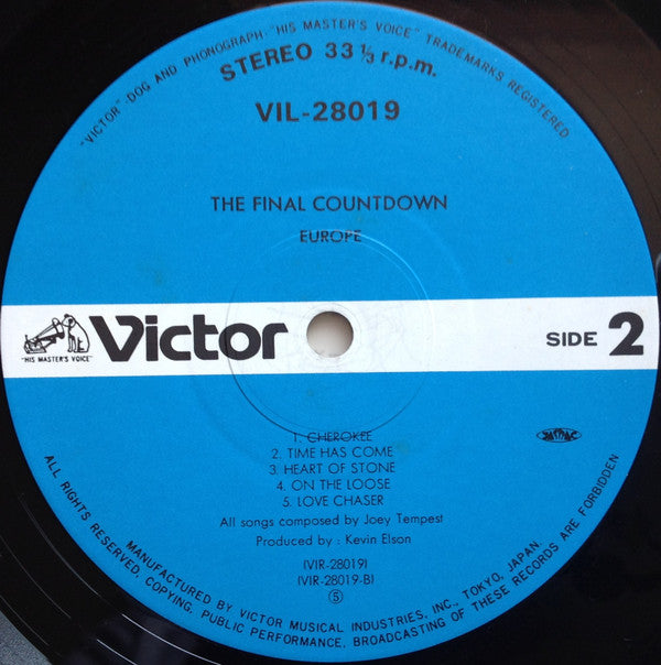 Europe (2) = ヨーロッパ* : The Final Countdown  (LP, Album)