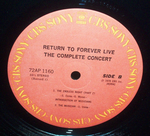 Return To Forever : Live The Complete Concert (4xLP, Album + Box)