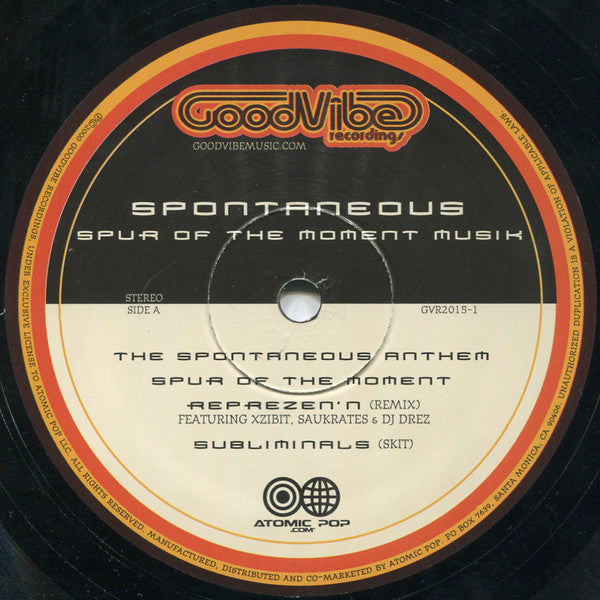 Spontaneous : Spur Of The Moment Musik (3xLP, Album)