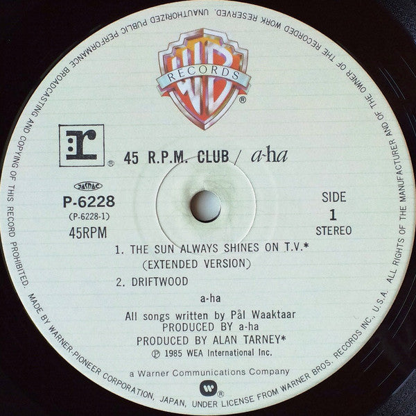 a-ha : 45 R.P.M. Club (12", MiniAlbum, EP, Comp)