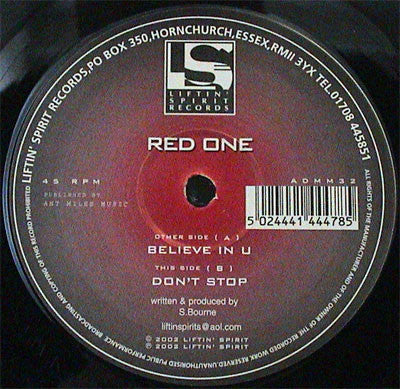 Red One : Believe In U / Don't Stop (12")