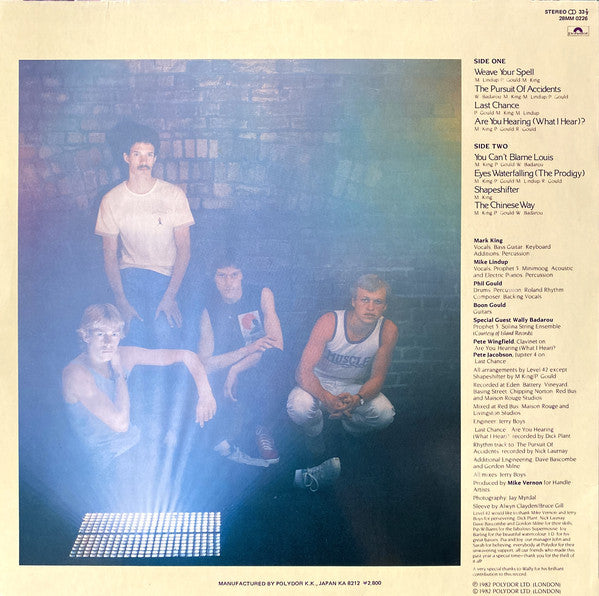 Level 42 : The Pursuit Of Accidents (LP, Album)
