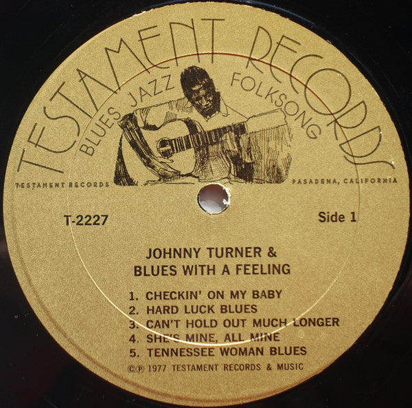 Johnny Turner / Zaven Jambazian : Blues With A Feeling (LP, Album)