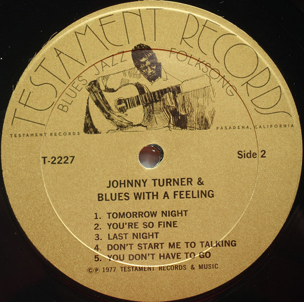 Johnny Turner / Zaven Jambazian : Blues With A Feeling (LP, Album)