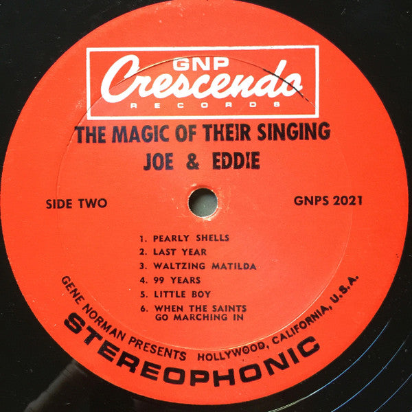Joe & Eddie : The Magic Of Their Singing (LP, Album)