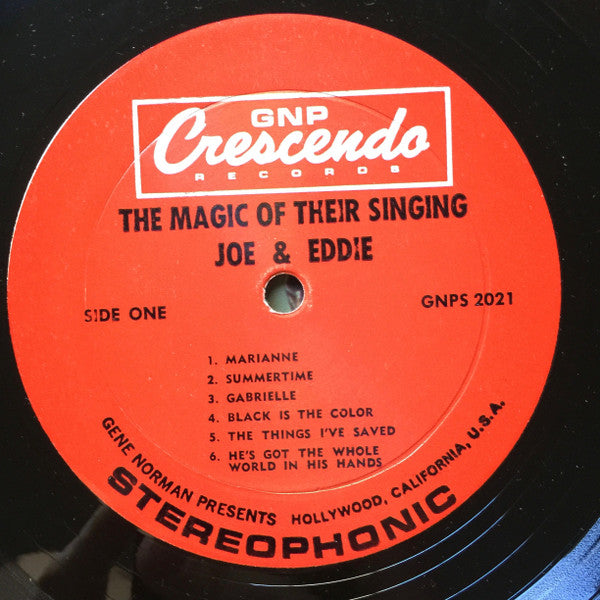 Joe & Eddie : The Magic Of Their Singing (LP, Album)