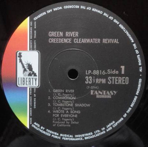 Creedence Clearwater Revival : Green River (LP, Album, Gat)
