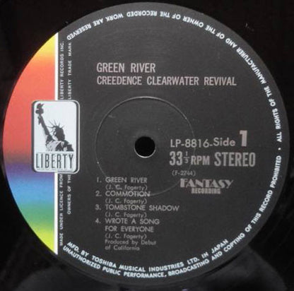 Creedence Clearwater Revival : Green River (LP, Album, Gat)
