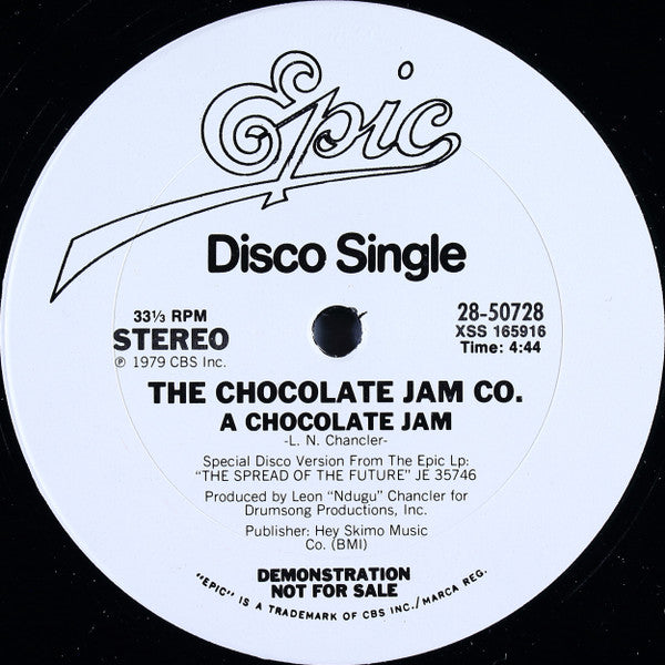 The Chocolate Jam Co. : This Time (12", Single, Promo)