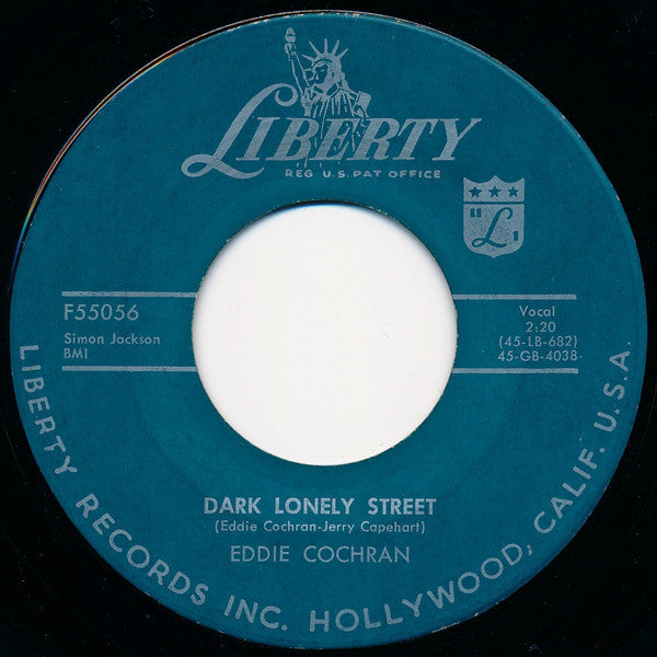Eddie Cochran : Sittin' In The Balcony (7", Single, Scr)