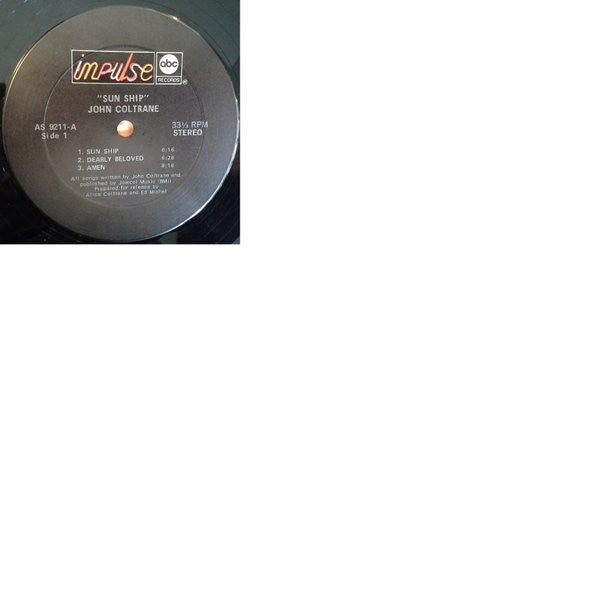 John Coltrane : Sun Ship (LP, Album, RE, Gat)
