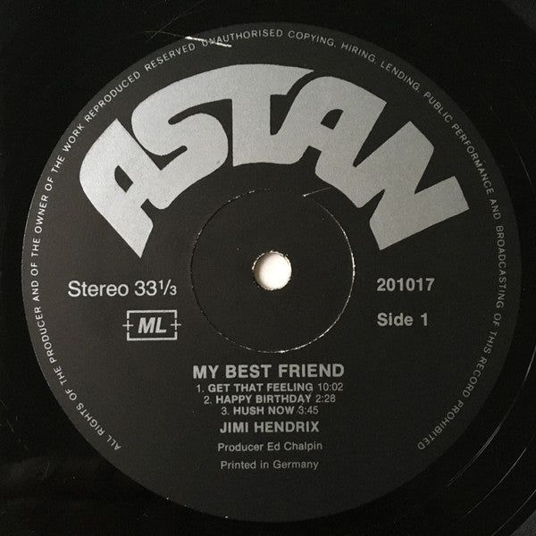 Jimi Hendrix : My Best Friend (LP)