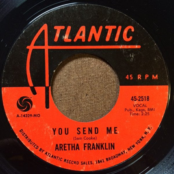 Aretha Franklin : Think / You Send Me (7", Single, Styrene, Mon)
