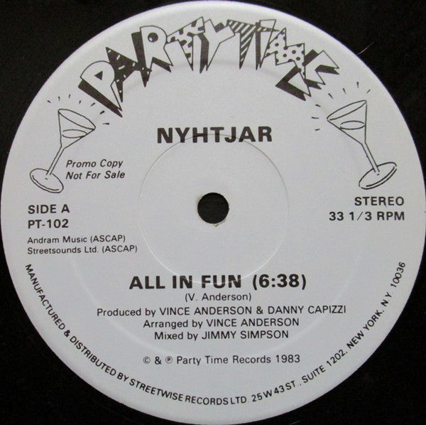 Nyhtjar : All In Fun (12", Promo)