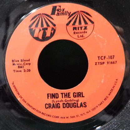 Craig Douglas (2) : Around The Corner / Find The Girl (7", Single)