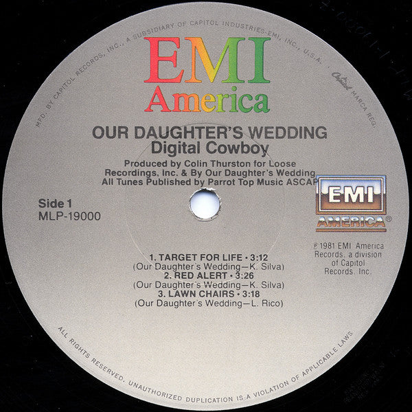 Our Daughters Wedding* : Digital Cowboy (12", MiniAlbum, Los)