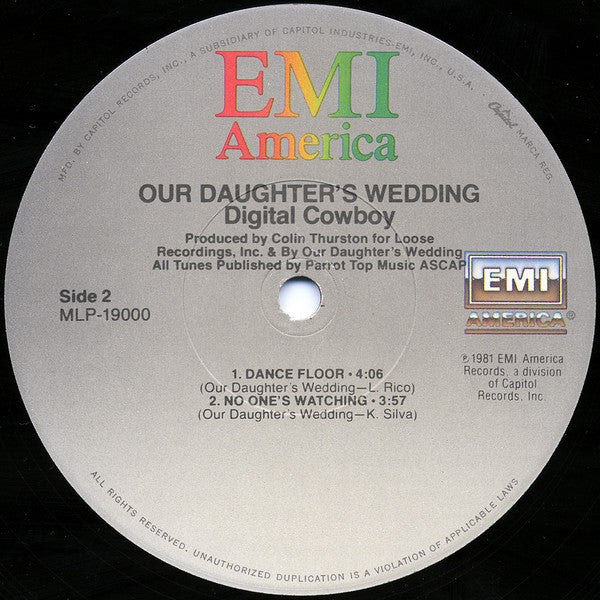 Our Daughters Wedding* : Digital Cowboy (12", MiniAlbum, Los)