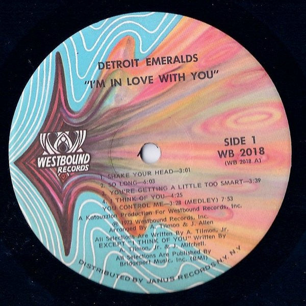 Detroit Emeralds : I'm In Love With You (LP, Album)