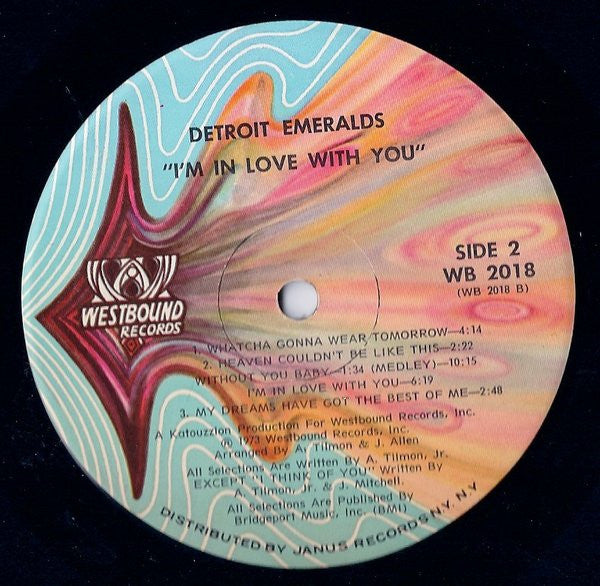 Detroit Emeralds : I'm In Love With You (LP, Album)