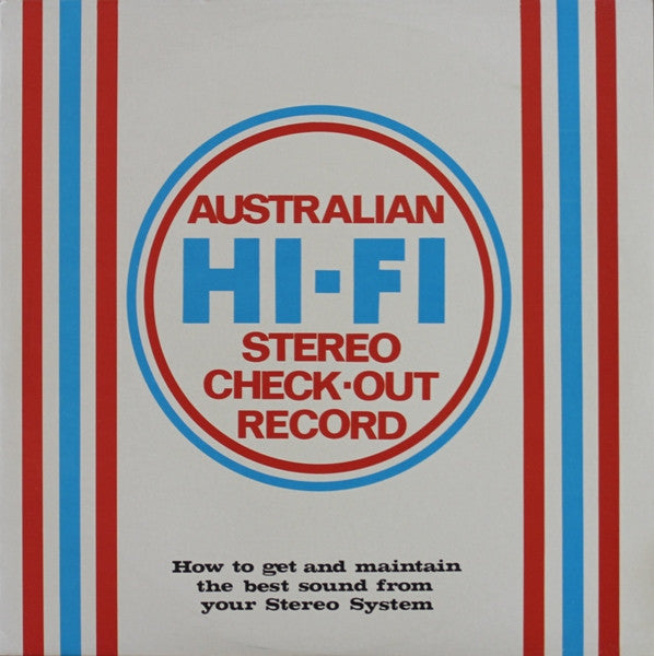 No Artist : Australian Hi-Fi Stereo Check-out Record (LP, Gat)